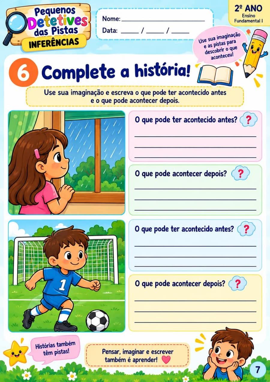 Atividade: complete a história